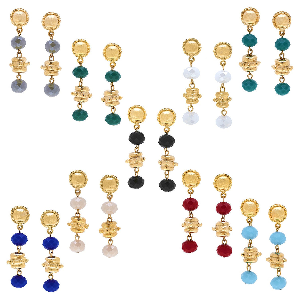 Set of 9 Assorted Milly Tier Earrings