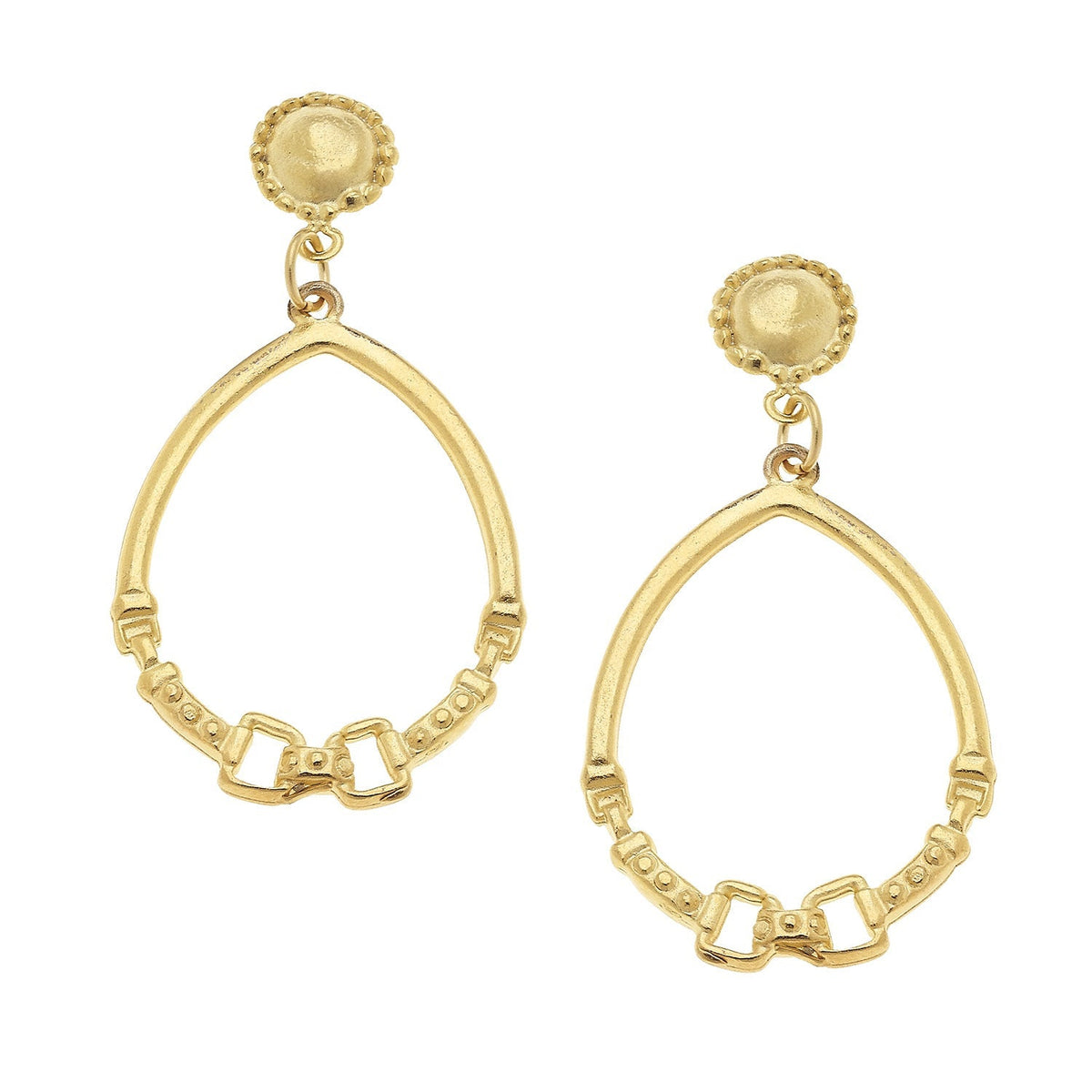Silver Honey Bee Studs