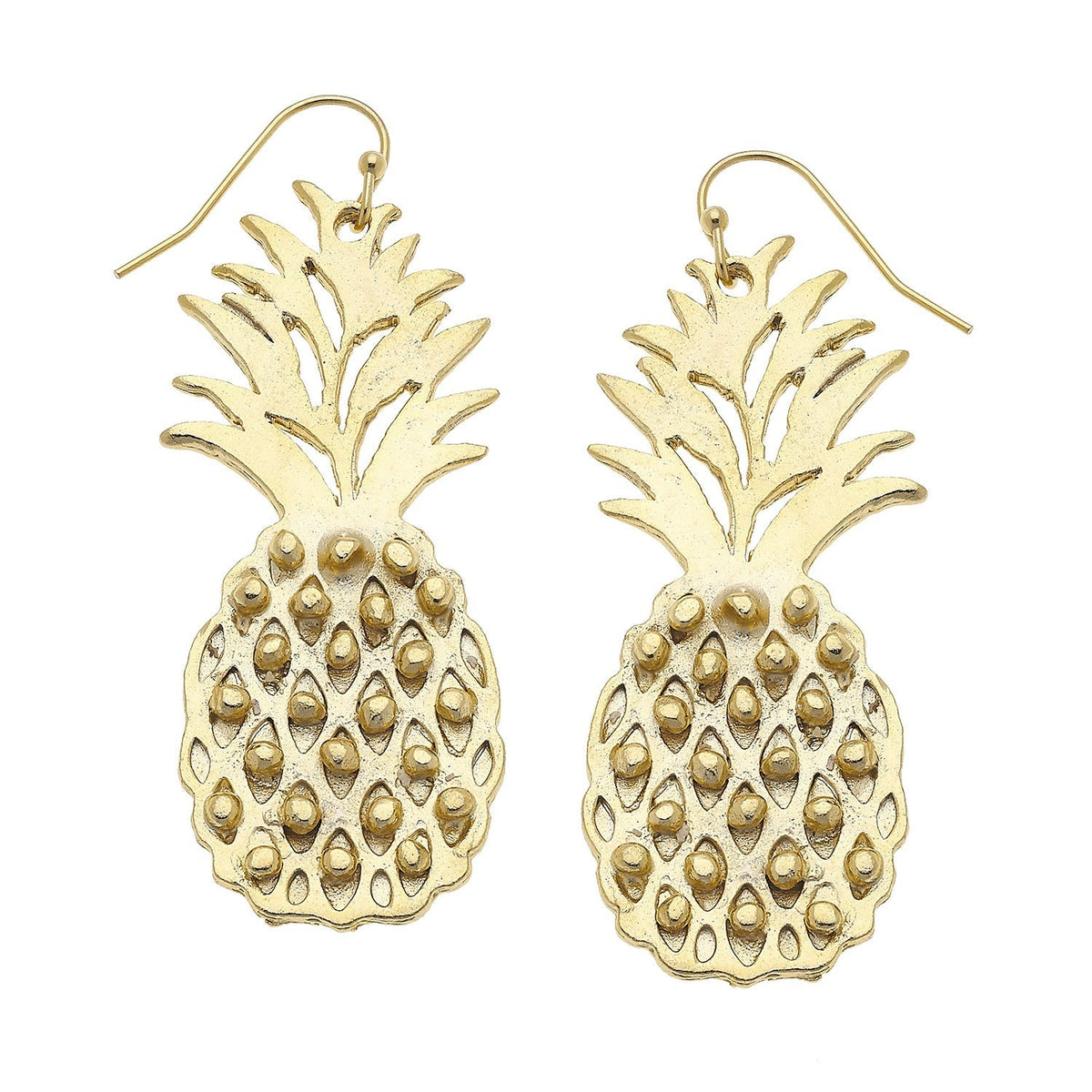 Large Pineapple Earrings