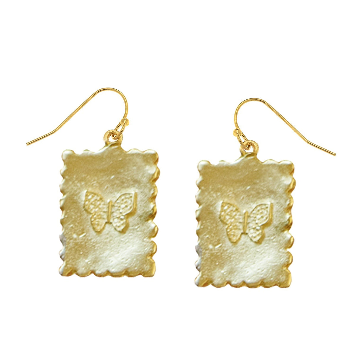 Butterfly Stamp Earrings