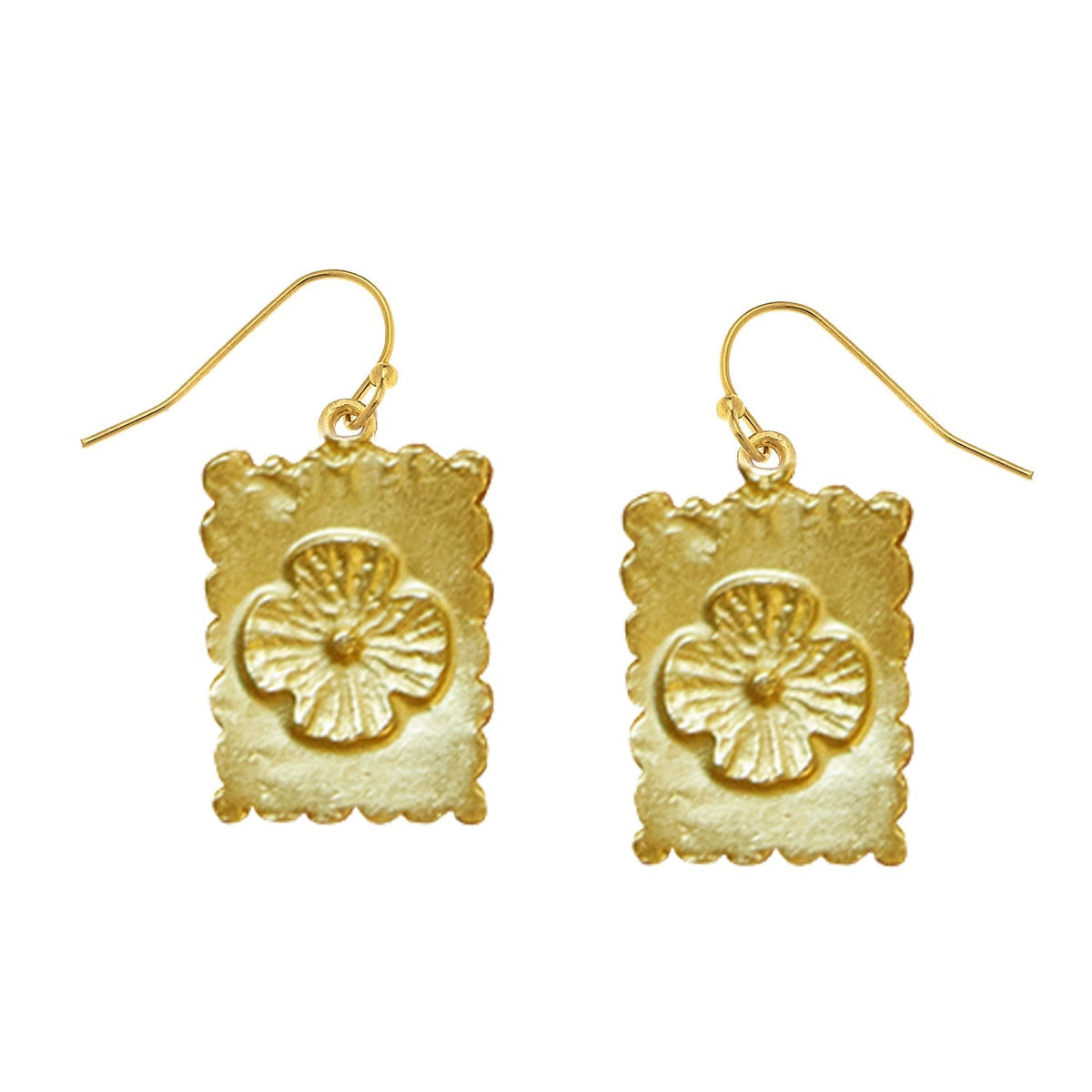 Flower Stamp Earrings