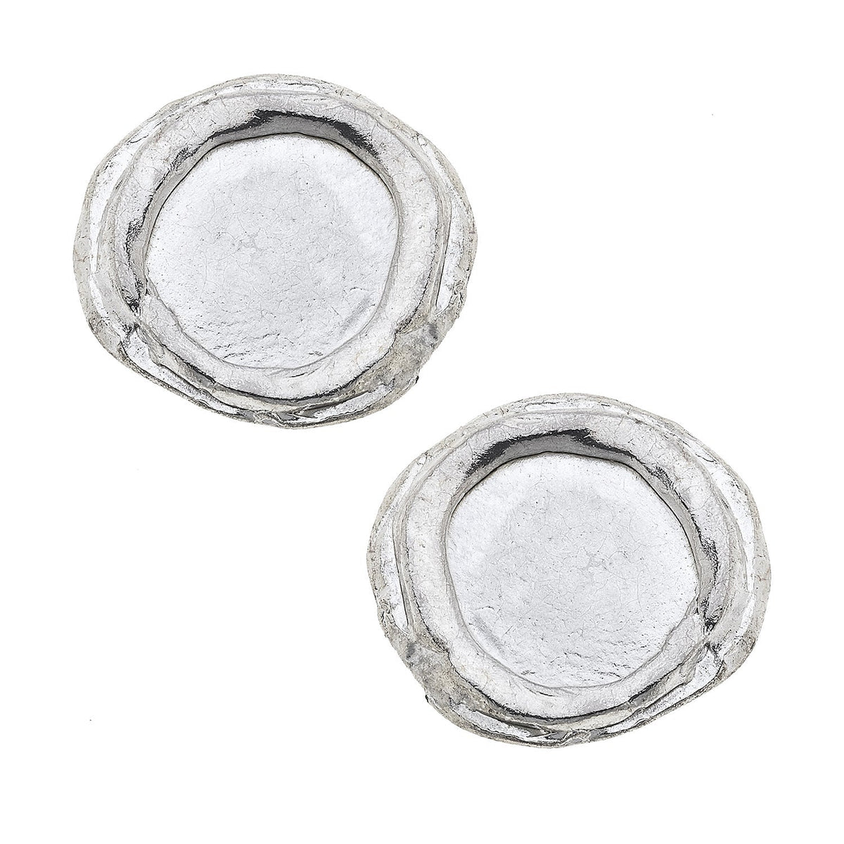 Silver Circle Studs