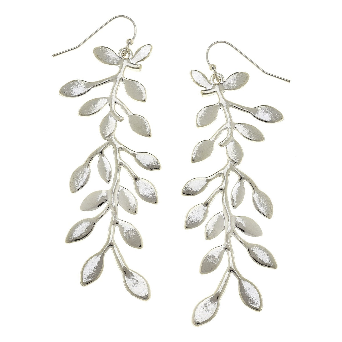 Silver Vine Earrings