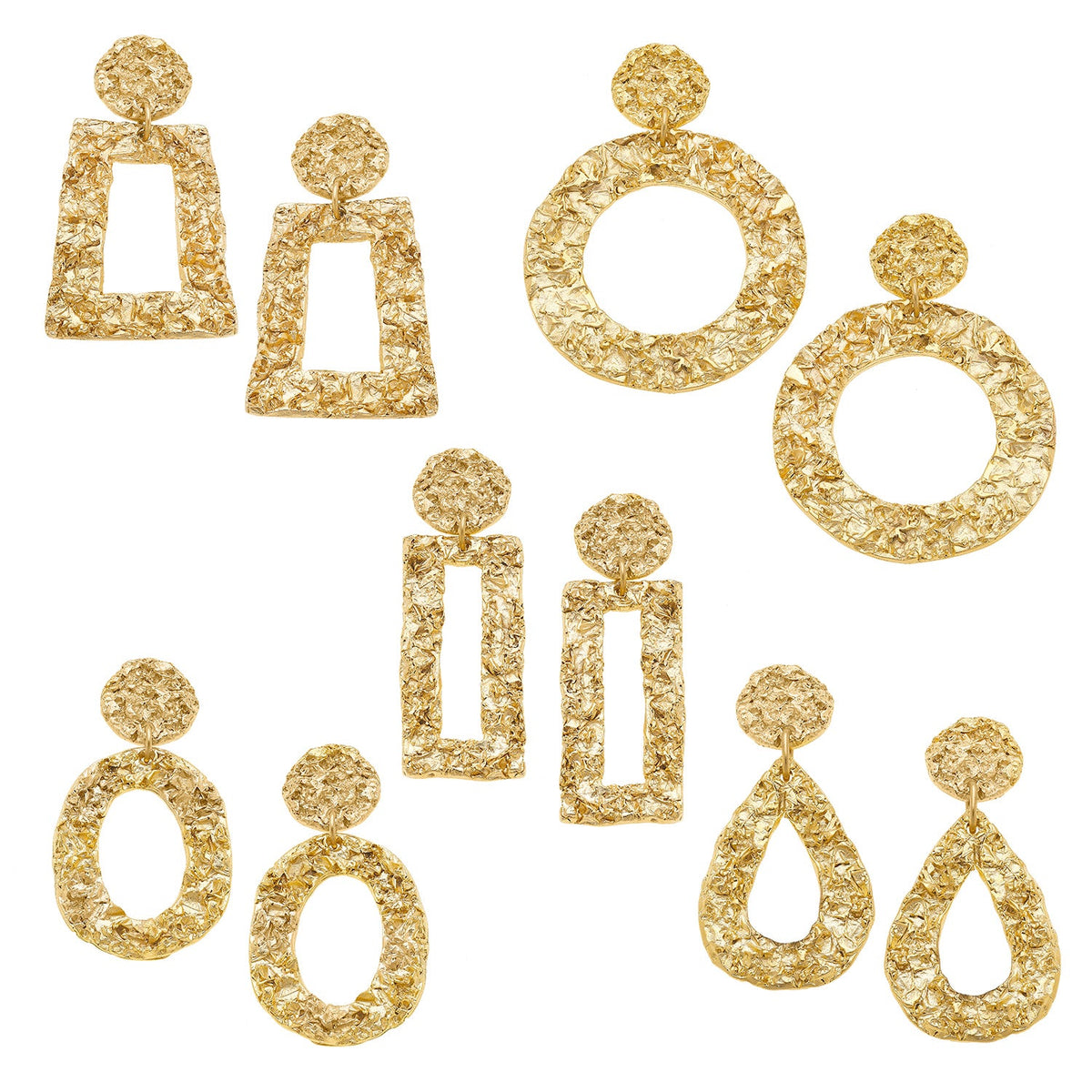 Set of 5 Assorted Belle Earrings