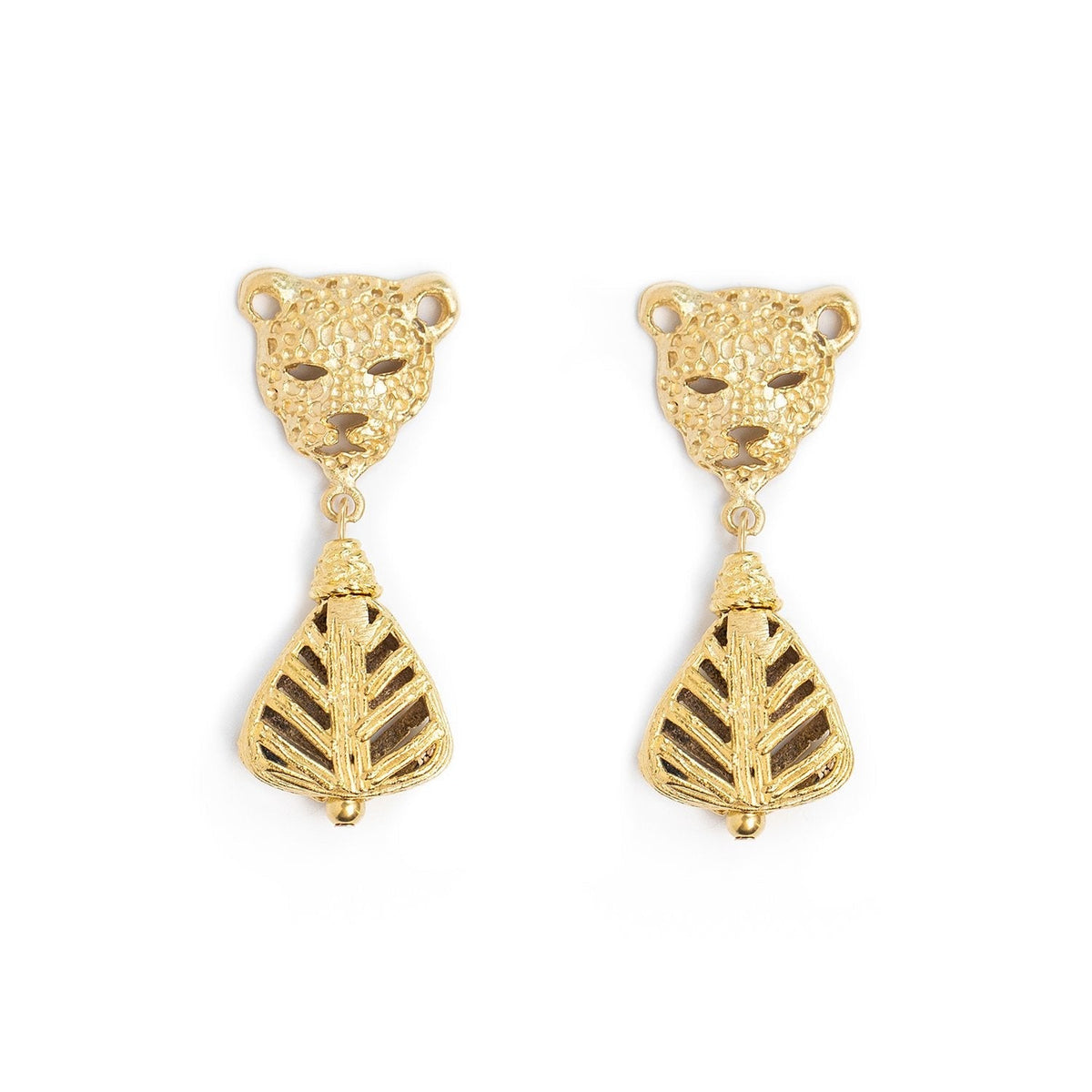 Leopard Weave Earrings