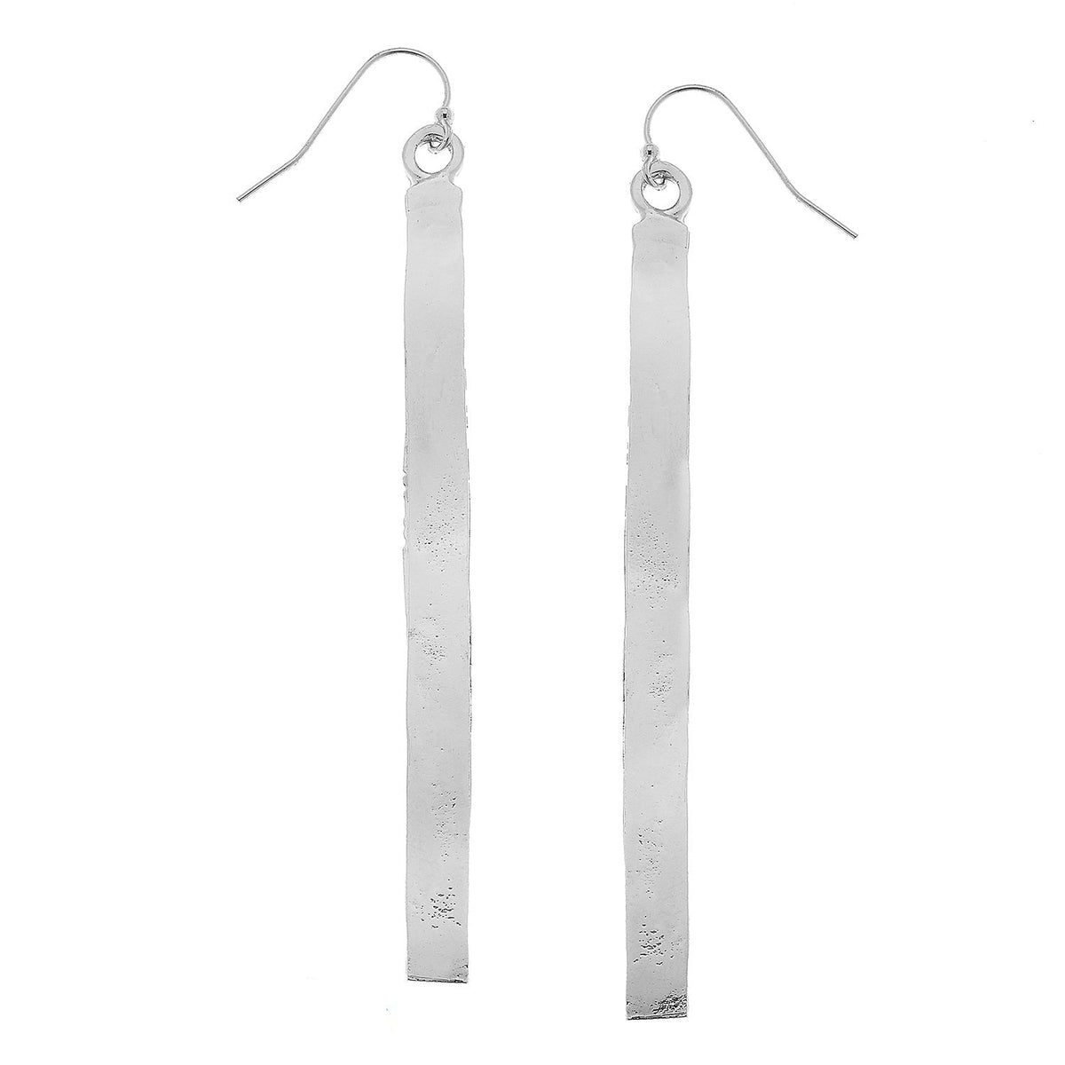Silver Bar Earrings