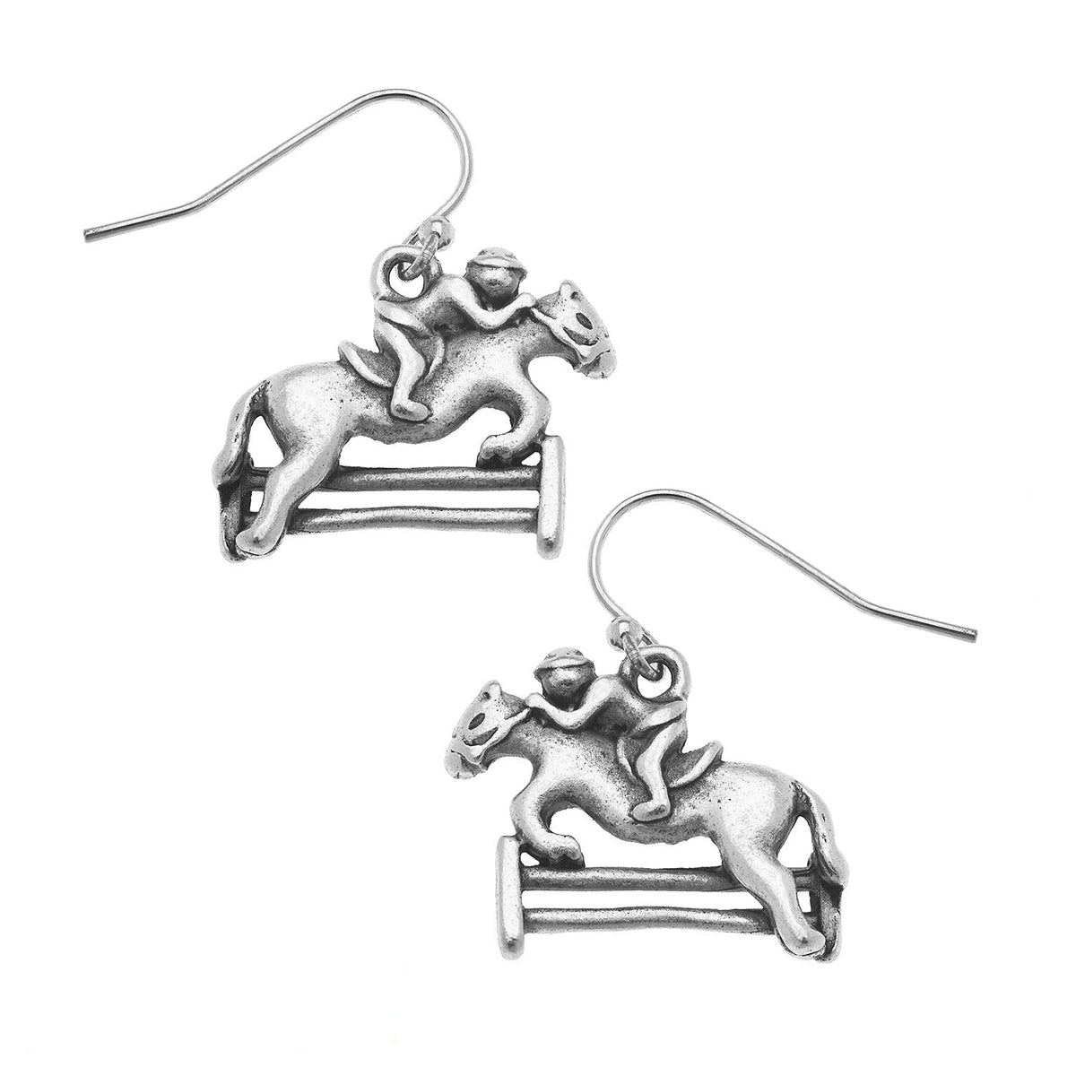 Race Horse Drop Earrings