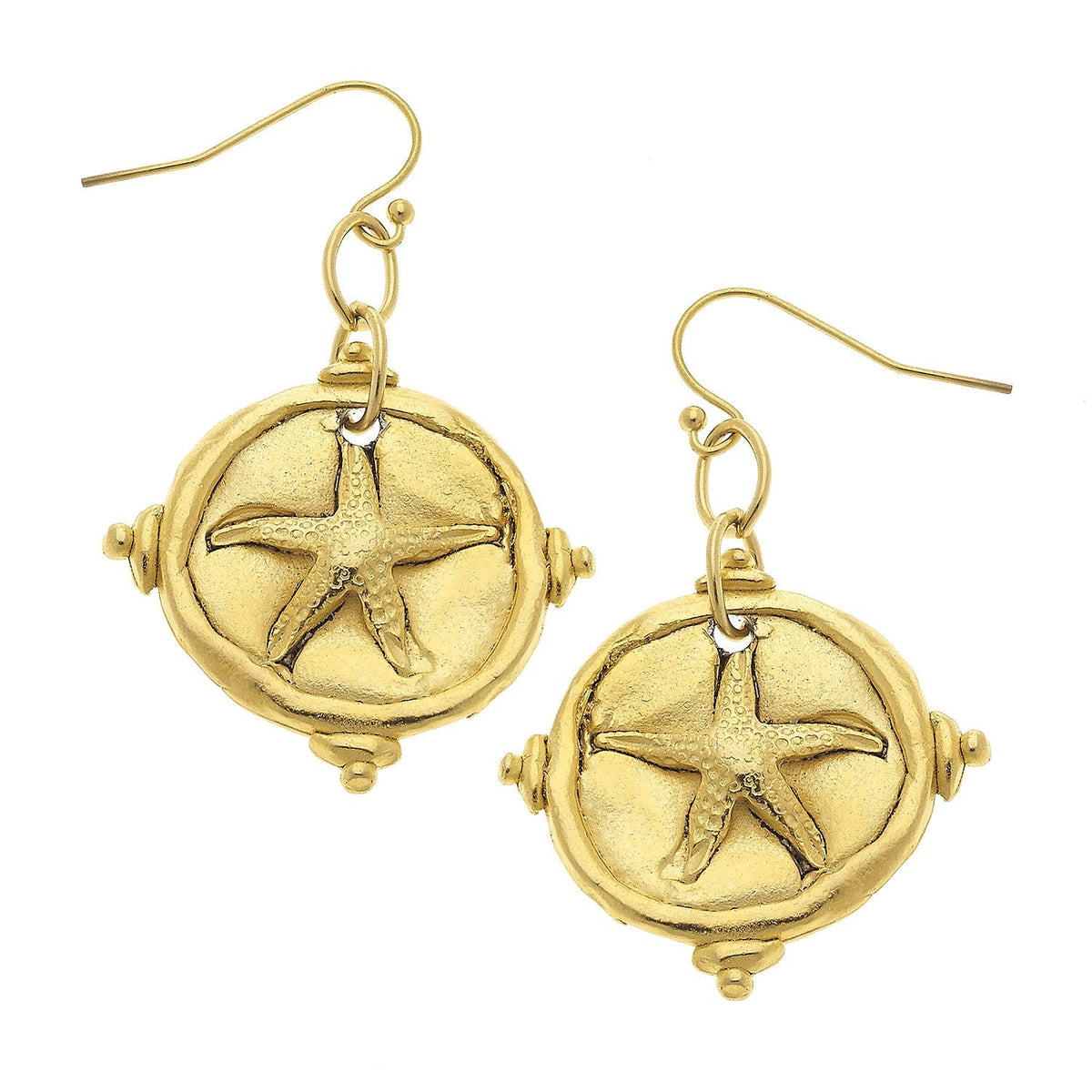 Starfish Intaglio Earrings