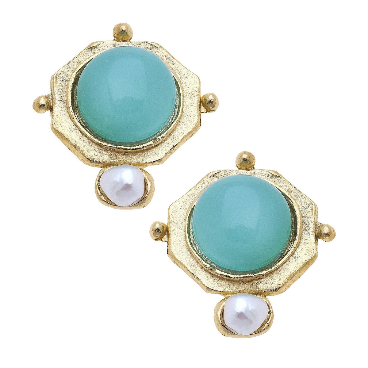 Aqua Quartz + Clip Back