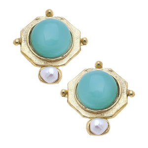 Aqua Quartz + Clip Back