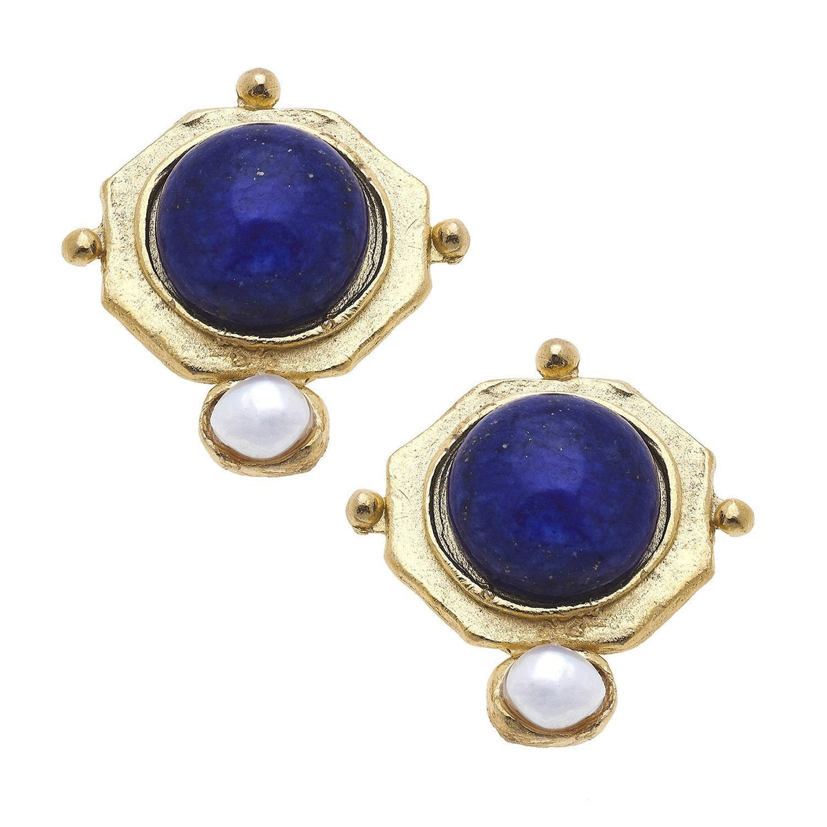 Blue Lapis + Clip Back