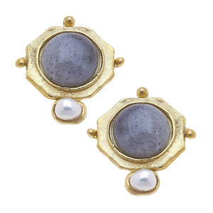 Labradorite + Post Back