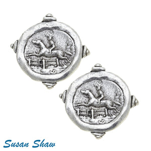 Equestrian Intaglio Studs