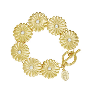 Connie Pearl Toggle Bracelet