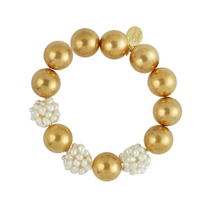Pearl Cluster Margaret Bracelet