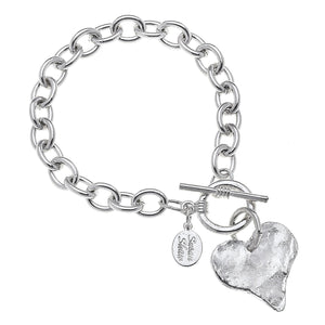 Heart Toggle Bracelet