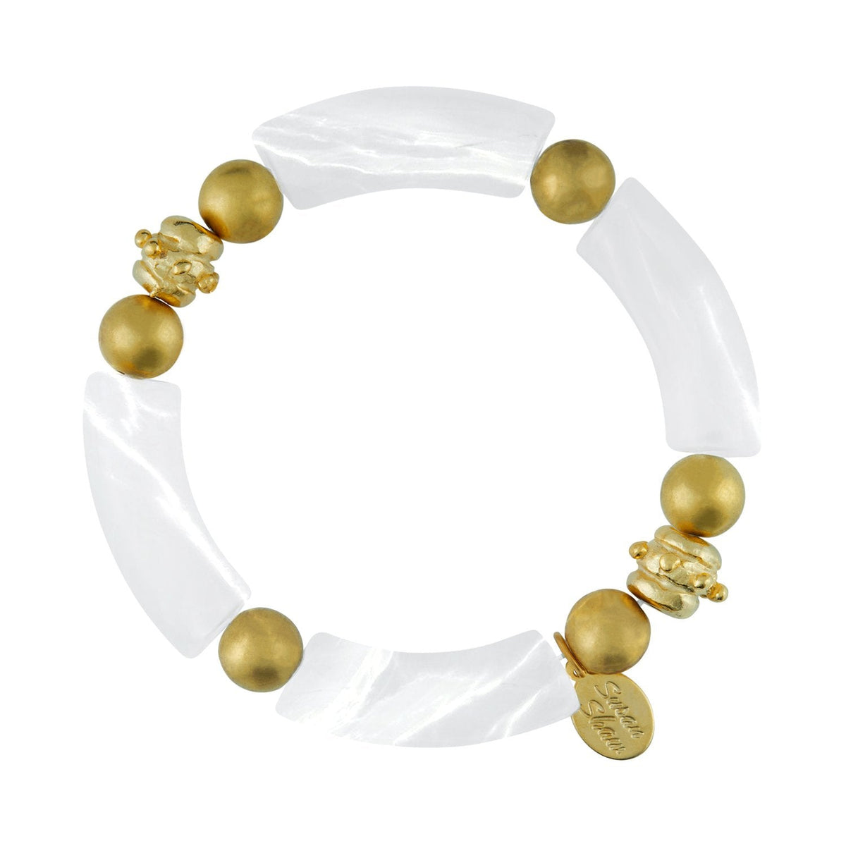 White Charleston Bracelet
