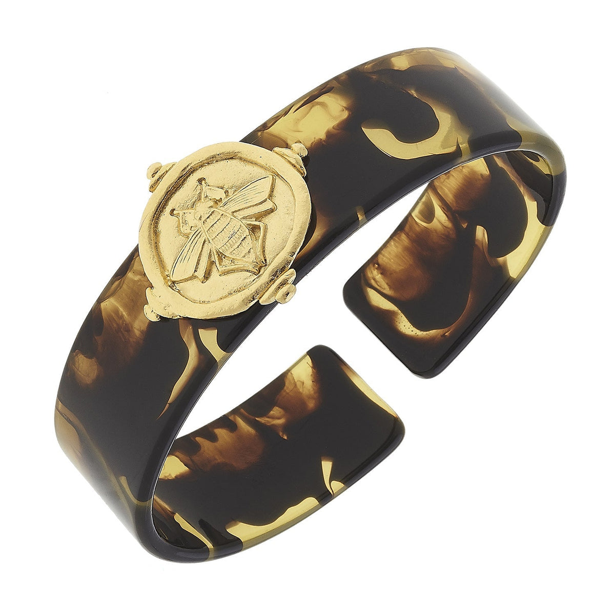 Bee Tortoise Cuff