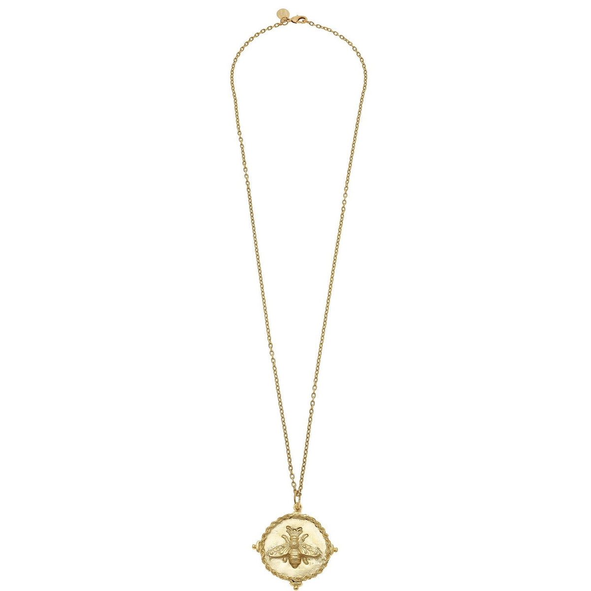 Long Queen Bee Pendant Necklace