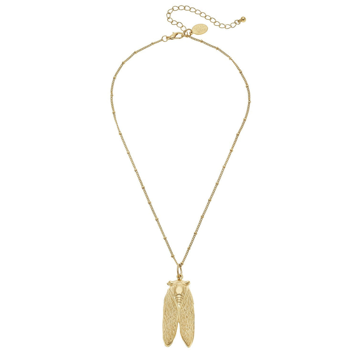 Dainty Cicada Necklace