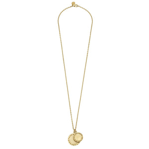 Long Dotted Round Chain Necklace