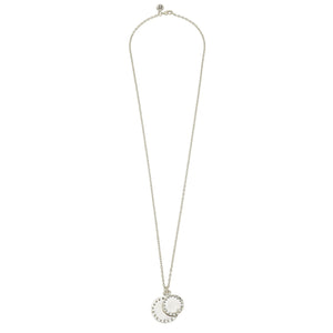 Long Dotted Round Chain Necklace