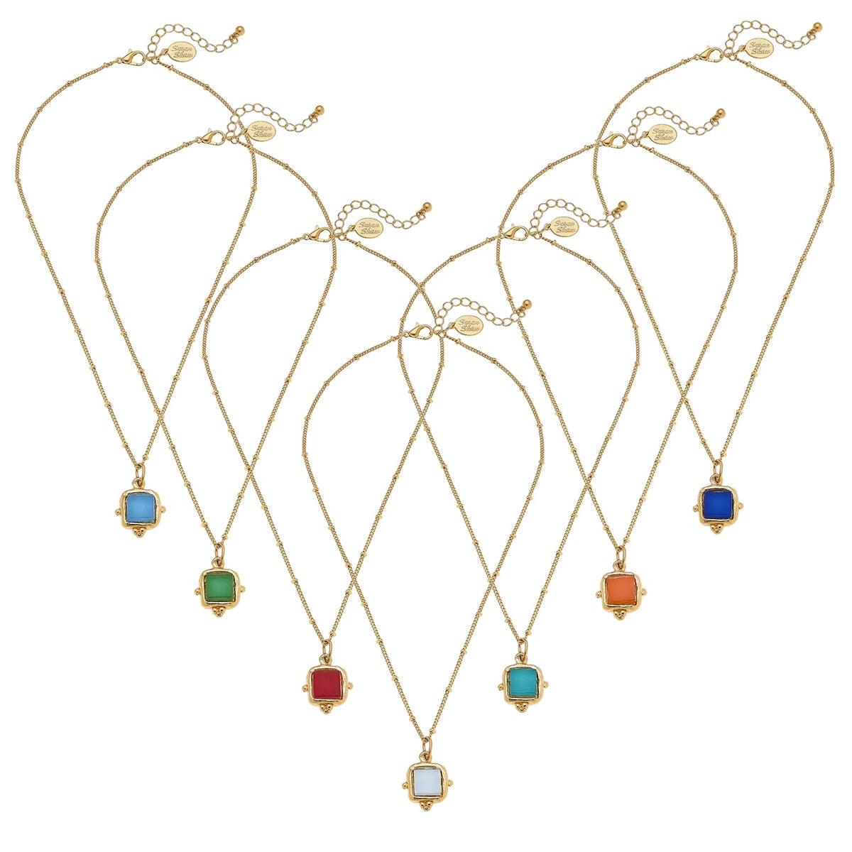 Set of 7 Assorted Charlotte Dainty Necklaces