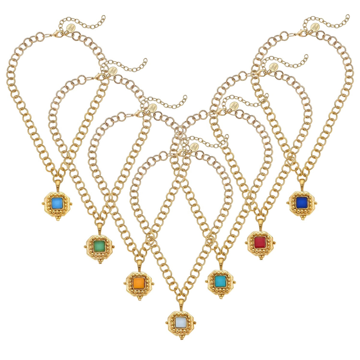 Set of 7 Assorted Charlotte Chain Necklaces