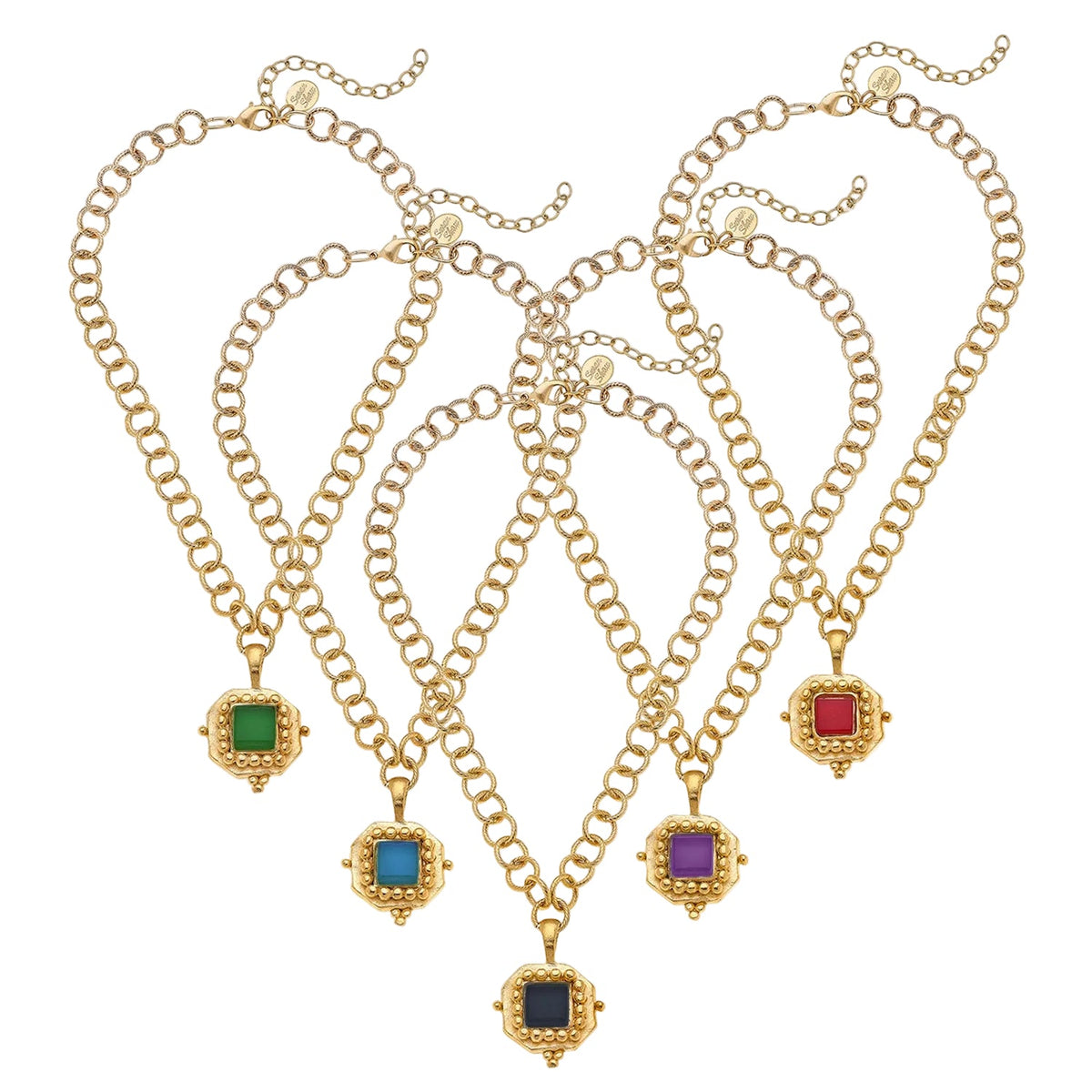 Set of 5 Assorted Charlotte Chain Necklaces