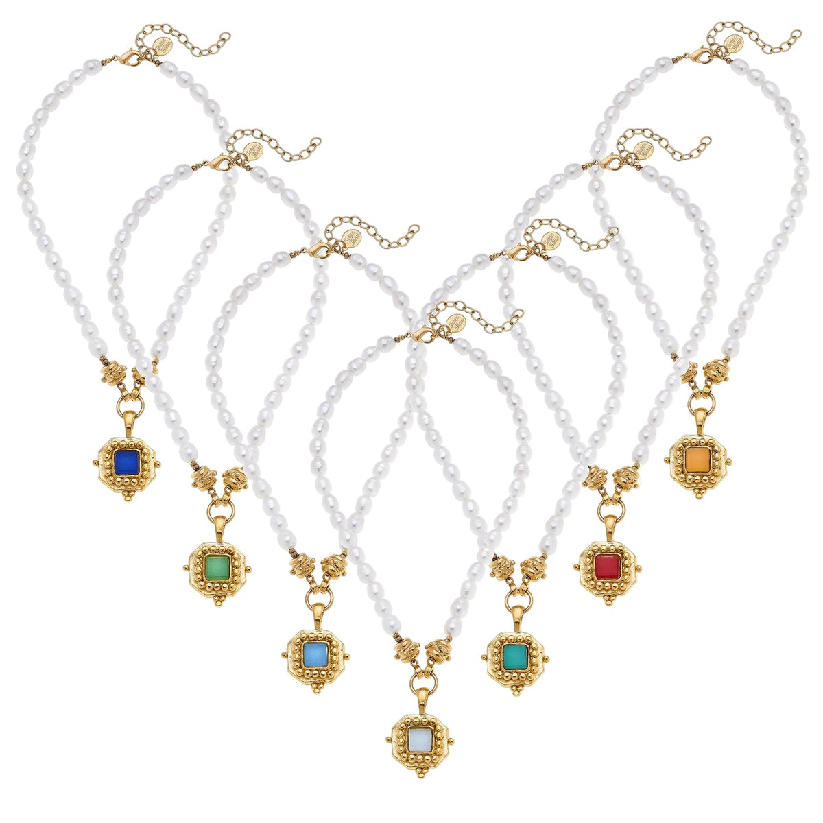 Set of 7 Assorted Charlotte Pearl Necklaces