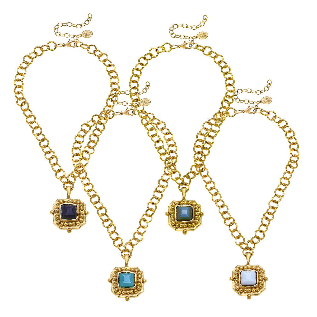 Set of 4 Assorted London Necklaces