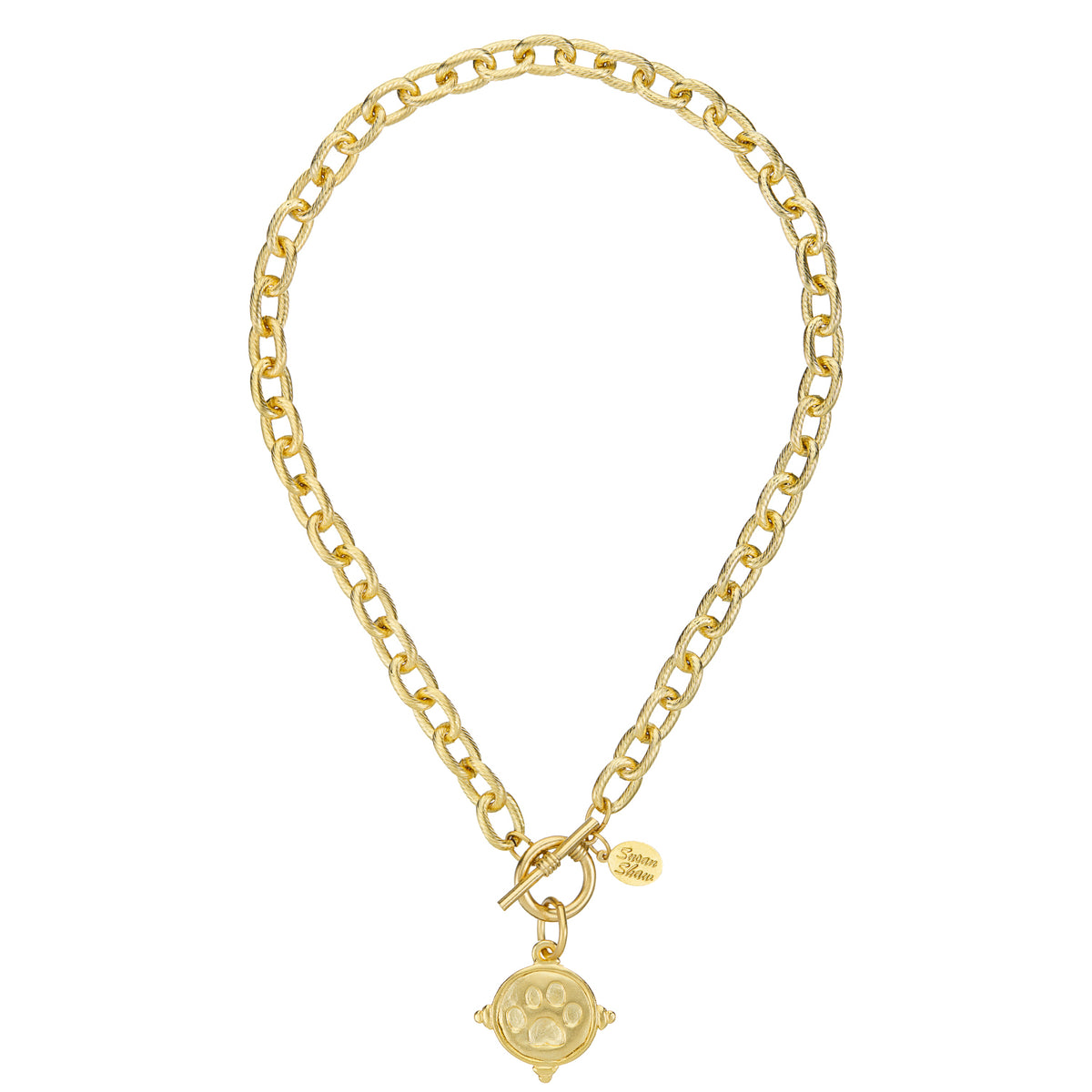 Paw Print Toggle Necklace