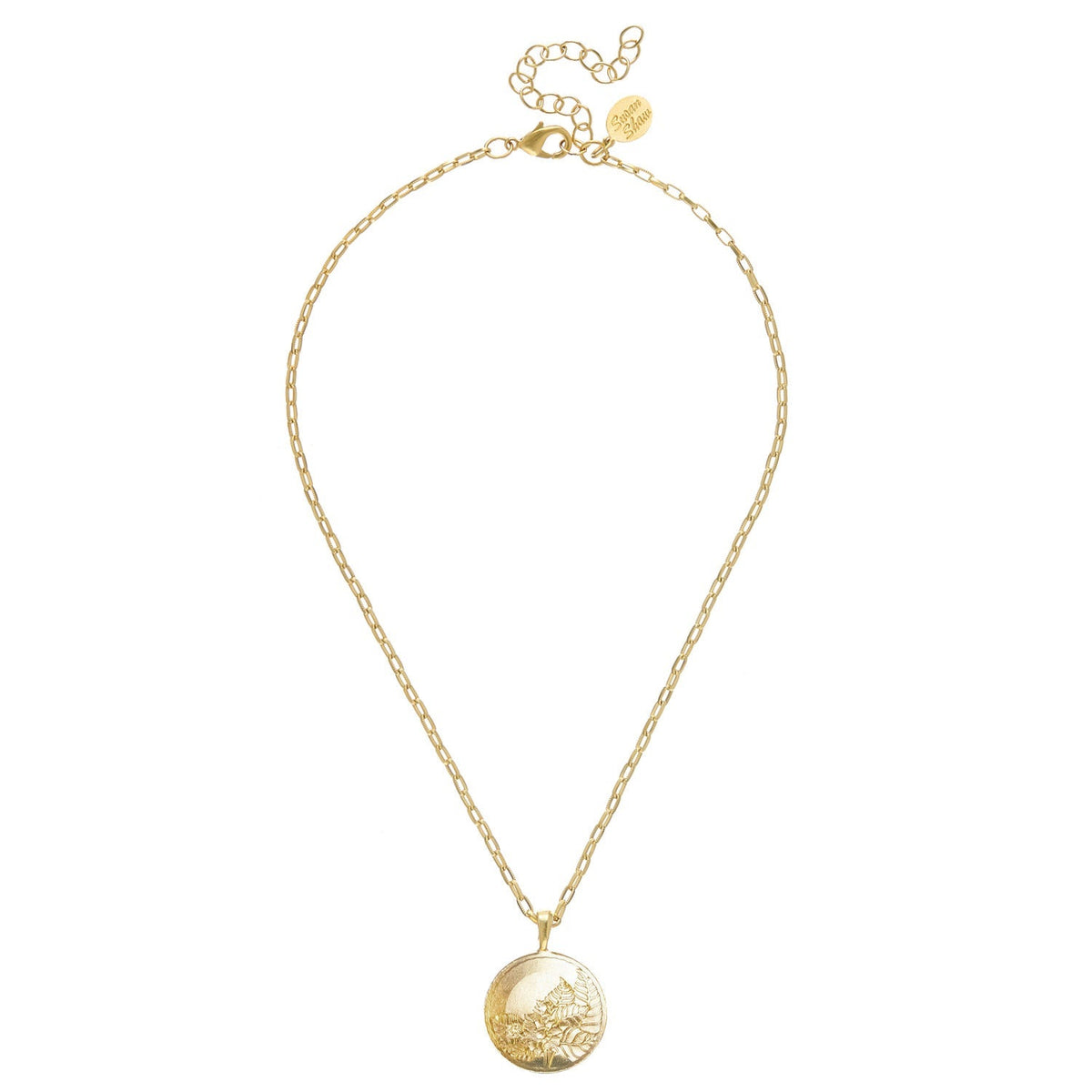 Tobacco Leaf Cable Necklace