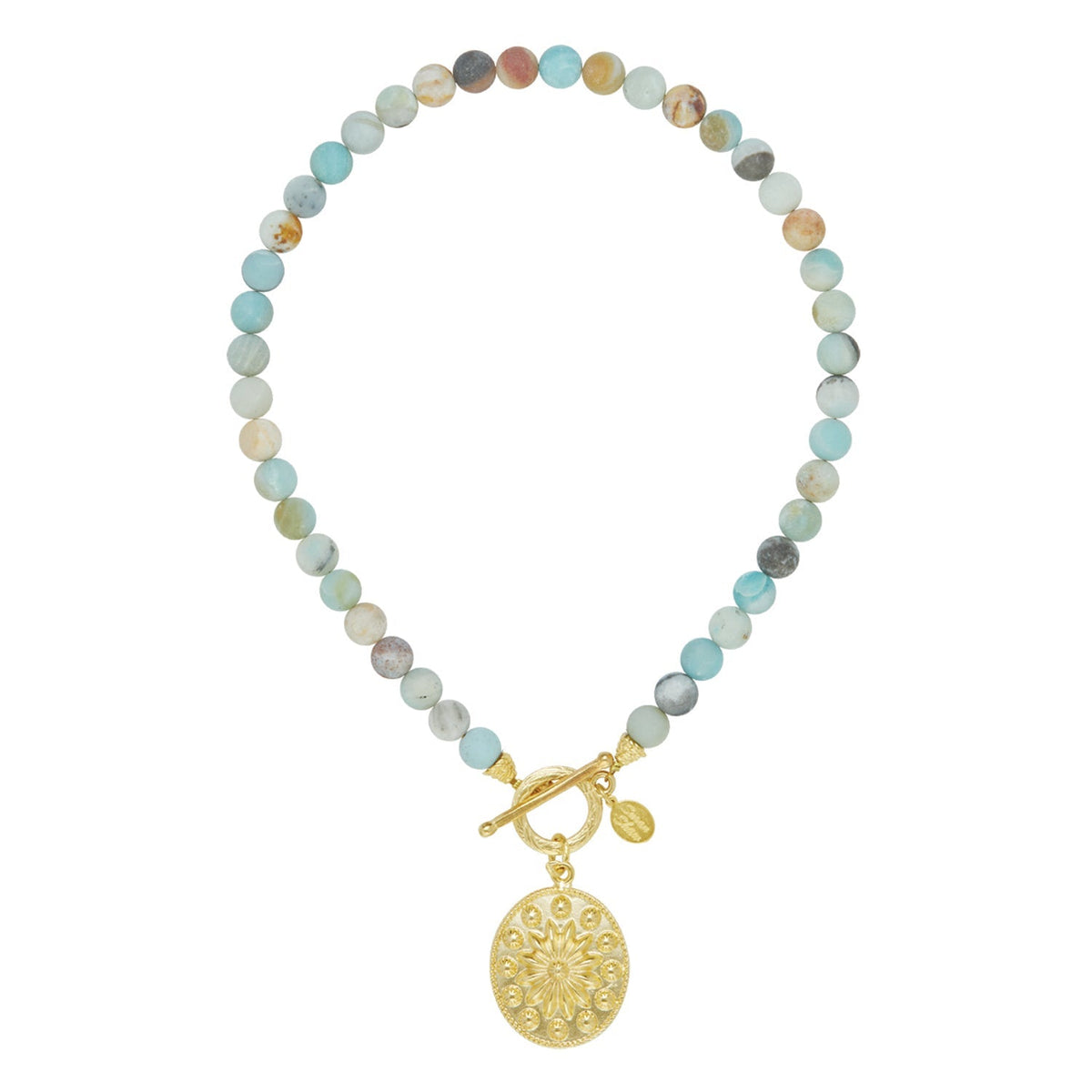 Dolly Amazonite Toggle Necklace