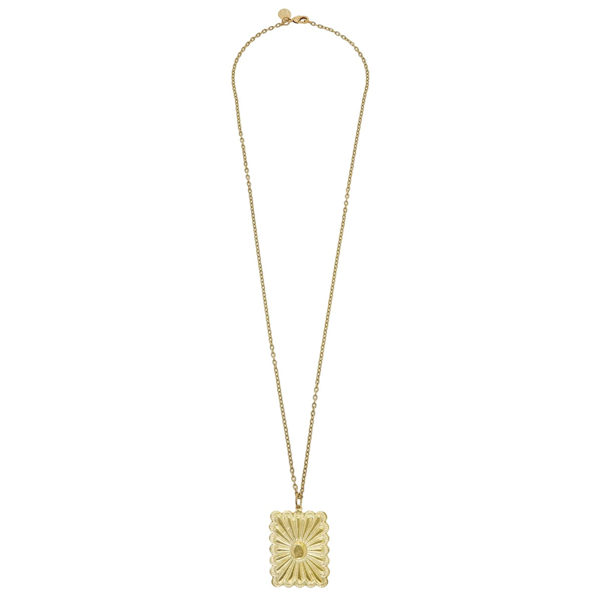 Long Jane Rectangle Necklace