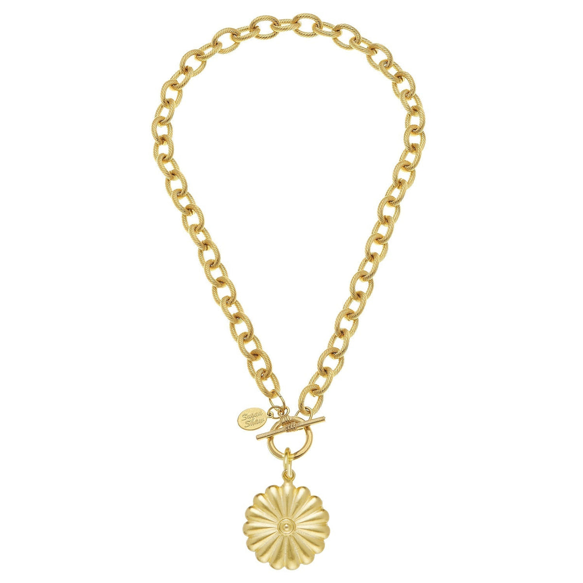 Connie Round Toggle Necklace