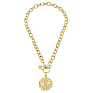 Connie Round Toggle Necklace