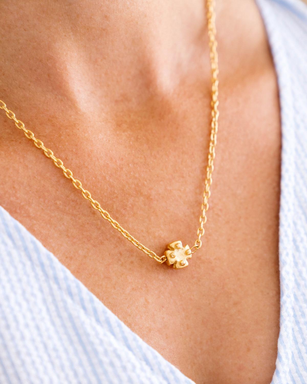 Dainty Maltese Cross Necklace
