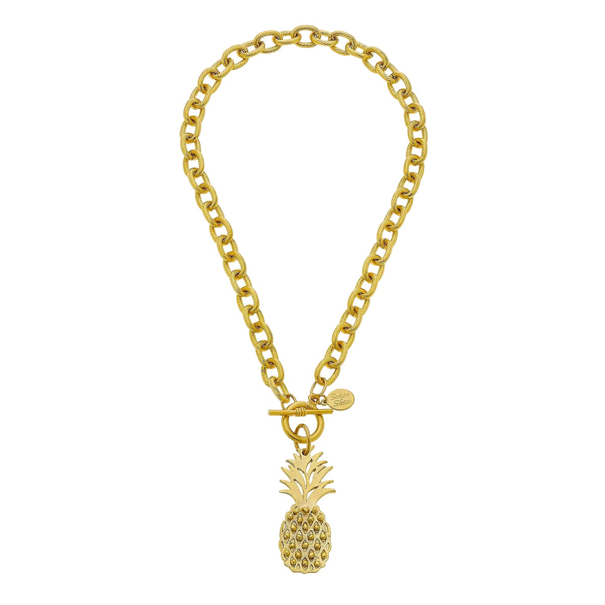 Pineapple Toggle Necklace