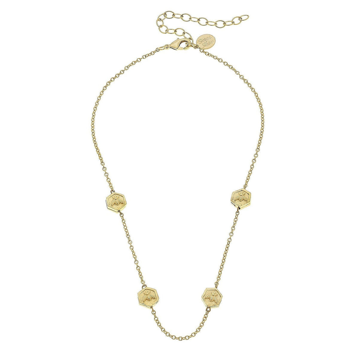 Dainty Multi Bee Necklace