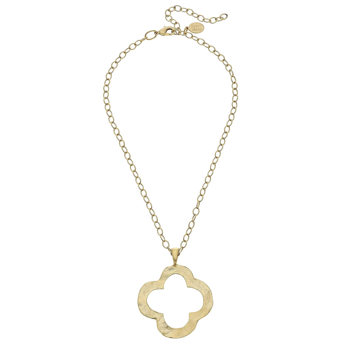 Open Clover Pendant Necklace