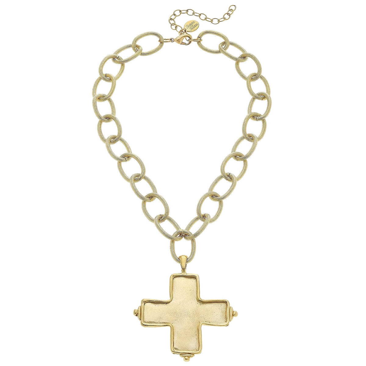 Solid Cross Chain Necklace