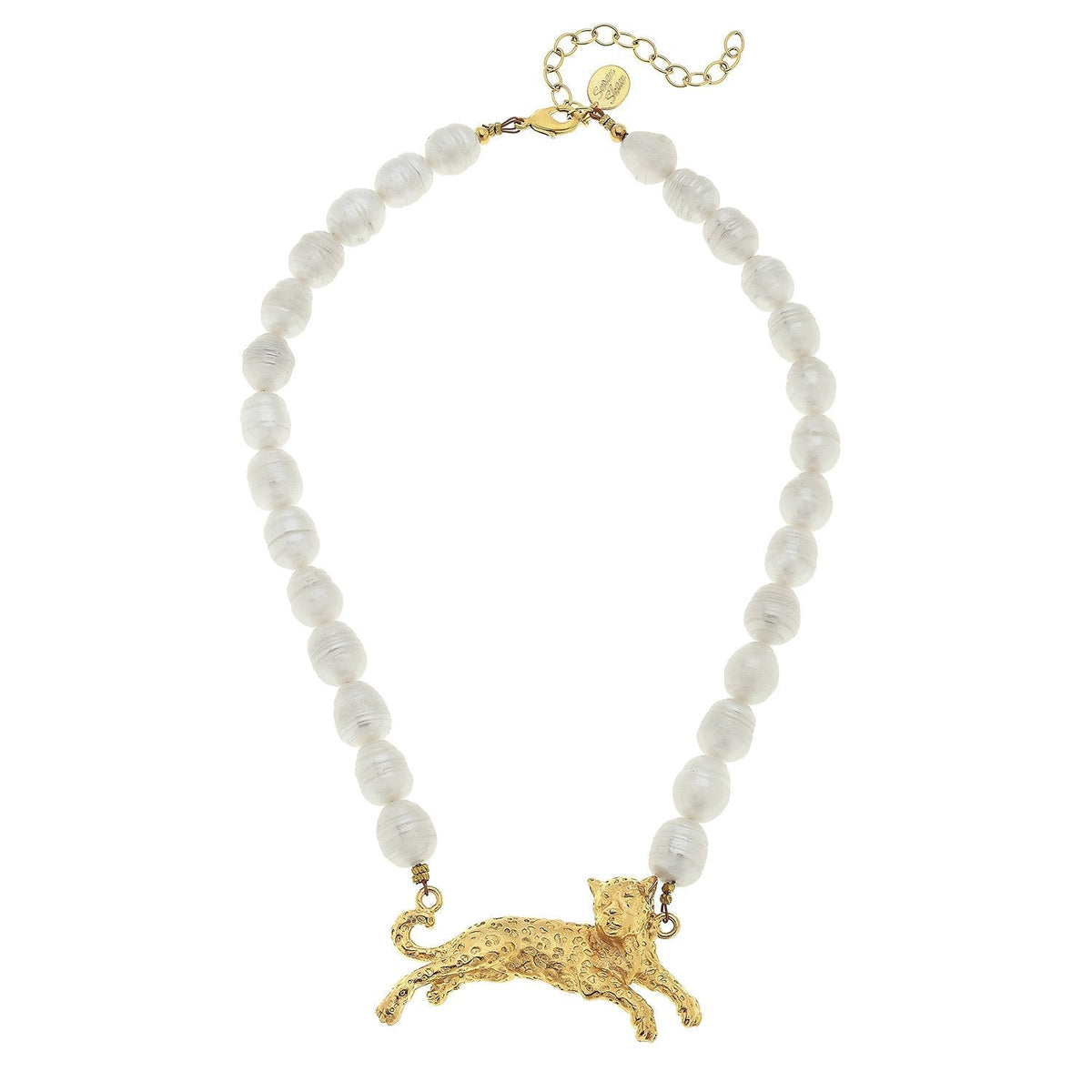 Leopard Pearl Necklace