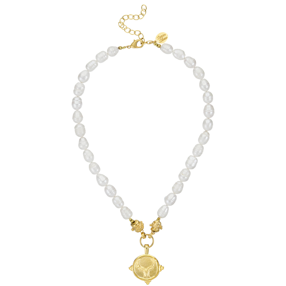 Stag Pearl Necklace