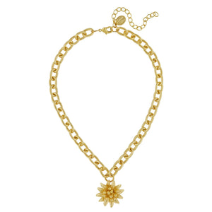 Water Lily Chain Necklace