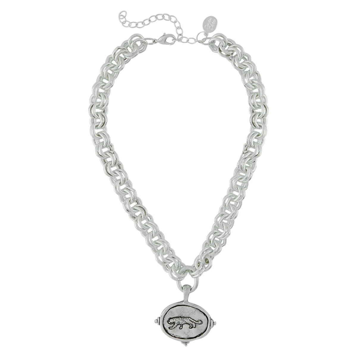 Silver Tiger Necklace