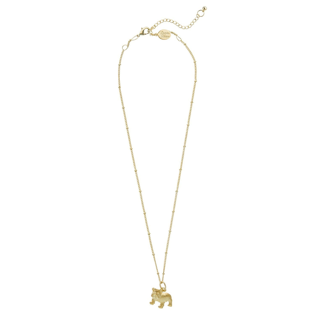 Dainty Bulldog Necklace