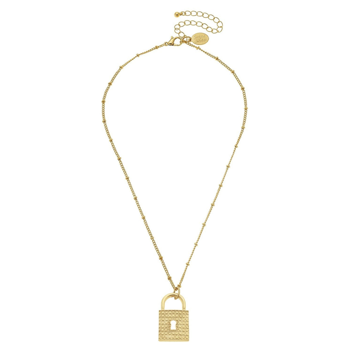 Small Lock Dainty Necklace