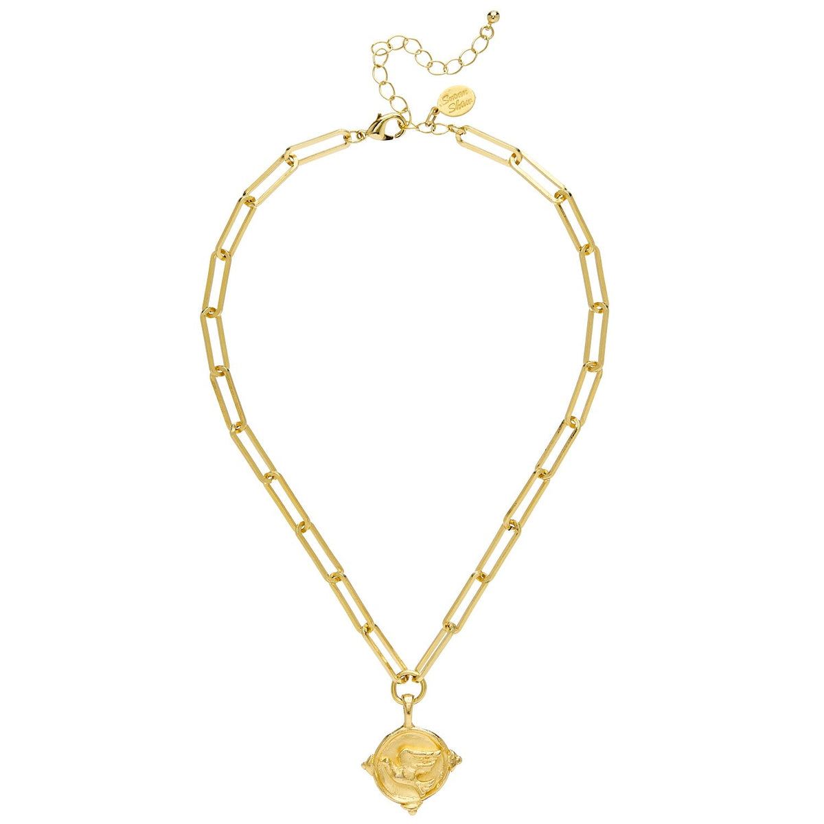 Dove Paperclip Necklace