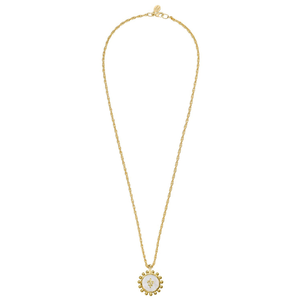 Sophie Long Fleur de Lis Necklace